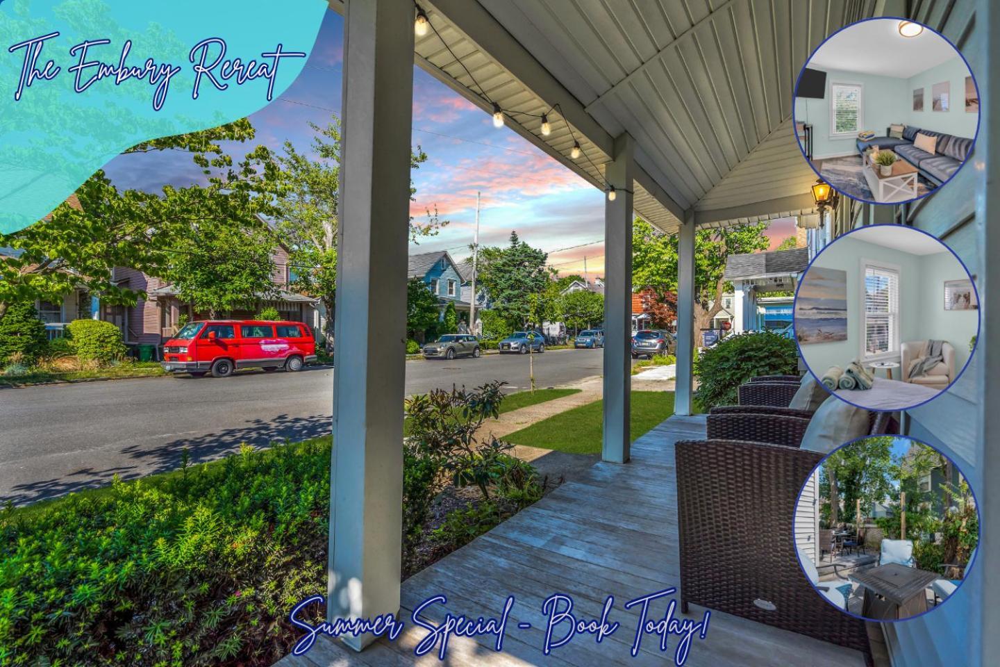 6-Min Walk To Asbury Park & Og Main St - Updated & Cozy Apartment In Historic Ocean Grove - Fire Pit & Patio - Fast Wi-Fi Dış mekan fotoğraf